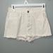 Brandy Melville Shorts | Brandy Melville John Galt White Shorts Womens Medium Multiple Buttons | Color: White | Size: M