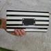 Kate Spade Bags | Kate Spade Patent Leather Striped Wallet | Color: Black/White | Size: Os