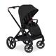 hauck Premium Buggy mit Beindecke Walk N Care, Leicht, Pannensicher, Gefederte Gummiräder, Höhenverstellbarer Sitz und Teleskopgriff, Wendbar, XXL Verdeck UV-Schutz 50+, Faltbar, Schwarz