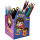 Maped - Zeichen-Set - Harry Potter Kollektion - 35 Teile zum Basteln - Inklusive Kinderschere, Buntstifte, Farbstifte, Aufkleber und 1 Stifthalter zur Montage, 899797