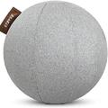 Stryve Active Ball Wollfilz 70 cm Warm Grey, innovativer Sitzball mit Filzbezug, Alternative zum Bürostuhl, inkl. Luftpumpe