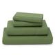 Cosy House Collection Luxury Bamboo Sheets - 3 Piece Bedding Set - Bamboo Viscose Blend - Soft, Breathable, Deep Pocket - 1 Duvet Cover, 1 Fitted Sheet, 1 Pillow Case - Single, Sage Green