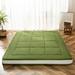 Full 4" Futon Mattress - Alwyn Home Etting Padded Roll Up Floor Polyester in Green | 80 H x 54 W 4 D Wayfair 186F35CD0B514BE0B9124C2734B34C29