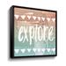 Red Barrel Studio® World Traveler III Neutral Gallery Wrapped Canvas in White | 36 H x 36 W x 2 D in | Wayfair C627705918A143848CA0454CF1A692F1