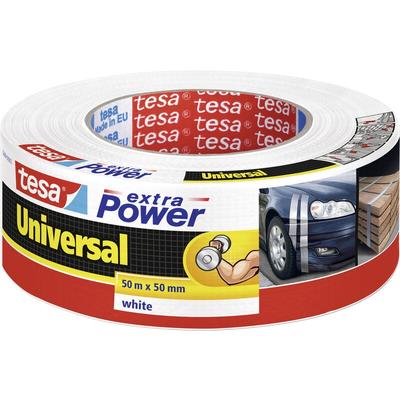 tesa UNIVERSAL 56389-00002-06 Gewebeklebeband tesa® extra Power Weiß (L x B) 50 m x 50 mm 1 St.