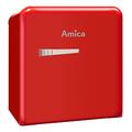 Amica KBR 331 100 R Retro Kühlbox / Chili Red (Rot) / 51cm (H) x 44cm (B) x 51cm (T) / Retro-Design / Mini-Kühlschrank