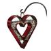 Be Still My Heart Fly Thru Heart-Shaped Ruby Red Bird Feeder by Good Directions