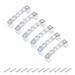 Cabinet Pulls Drawer Handles 64mm Hole Centers Alloy Crystal with Screws 6Pcs - 64mm Hole Centers,6 Pack