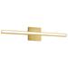 Arandel 23 3/4" Wide Aged Brass LED Bath Bar