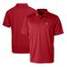 Men's Cutter & Buck Red Texas Rangers Logo Prospect Textured Stretch Big Tall Polo