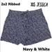 Lularoe Shorts | Lularoe Nwt Xxs Jessica Shorts | Color: Blue/White | Size: Xxs