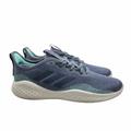 Adidas Shoes | Adidas | Alpha Bounce Shoes Knit Running Sneakers Men’s Size 7.5 | Color: Blue/Green | Size: 7.5