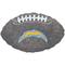 FOCO Los Angeles Chargers Ball Garden Stone