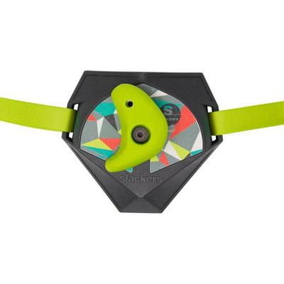 SCHILDKRÖT Klettergurt Slackers Ninja Treeclimbers, Kletterset mit 5 innovativen, robusten Kunststof, Größe - in Grau