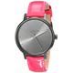 Nixon Kensington Women's Quartz Watch with White Dial Analogue Display and Bright Pink 1081394–00 A Patent leather