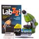 Levenhuk LabZZ M101 Lime 40x-640x Beginner Microscope for Kids with Educational Science Kit and Colourful Gift-Box – Available in 5 Colours