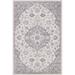 White 84 x 60 x 0.39 in Area Rug - Concord Global Trading Oriental Machine Woven Area Rug in IVORY Polypropylene | 84 H x 60 W x 0.39 D in | Wayfair