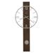 Howard Miller® Halo Wall Clock Metal in Brown/Gray | 37 H x 16.75 W x 3.5 D in | Wayfair 625763