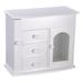 Red Barrel Studio® Built-in Jewelry box Wood/Velvet in White | 8.87 H x 10.25 W x 5.1 D in | Wayfair D27D6DD73E8948ED97277622ABC42A43