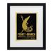 Trinx Vintage Apple Collection 'Fernet Branca' Matted Framed Art Canvas in Brown/Green/Yellow | 16 H x 13 W x 0.75 D in | Wayfair