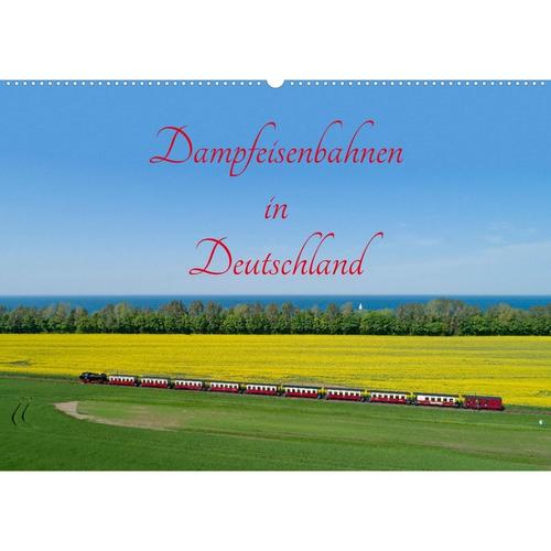Dampfeisenbahnen in Deutschland (Wandkalender 2023 DIN A2 quer)