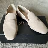 J. Crew Shoes | J Crew Georgie Suede Penny Loafers Size 6 | Color: Tan | Size: 6