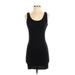 Forever 21 Casual Dress - Bodycon Scoop Neck Sleeveless: Black Solid Dresses - Women's Size X-Small