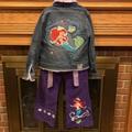 Disney Matching Sets | Euc Sz 10/L Disney Store Ariel Outfit | Color: Blue/Purple | Size: 10g