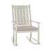 Summer Classics Outdoor Club Rocking Metal Chair w/ Cushions in White | 40 H x 24.5 W x 33.5 D in | Wayfair 333494+C0156101W6101