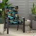 Bayou Breeze Patio Outdoor Seat/Back Cushion Polyester in Black/Blue/Gray | 5 H x 25 W x 25 D in | Wayfair C7C1CFD05DB34AC89D301F604BFF9501