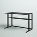 Mercury Row® Galan Desk Metal in Black | 29.5 H x 47 W x 24.5 D in | Wayfair 74DD56F67CD84308A34C9B5192EC3E84