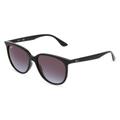 Ray-Ban RB 4378 Damen-Sonnenbrille Vollrand Eckig Kunststoff-Gestell, schwarz