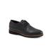 Women's Whitby Oxford Flat by SoftWalk in Black (Size 9 M)