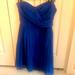 J. Crew Dresses | Jcrew Chiffon Mini Dress. Only Worn Once For Event! Like New Condition. | Color: Blue | Size: 4