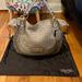 Coach Bags | Coach Kristin Large Woven Leather | Color: Gray | Size: Os