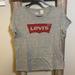 Levi's Tops | Iconic Levi’s Women’s Gray Batwing Logo Tee | Size Xl | Color: Gray | Size: Xl
