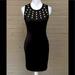 Jessica Simpson Dresses | Jessica Simpson Black Gold Grommet Dress 4 | Color: Black | Size: 4