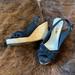 American Eagle Outfitters Shoes | American Eagle Wedge Sandals Size 6.5 | Color: Black | Size: 6.5