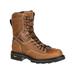 Georgia Boot Comfort Core Waterproof Low-Heel Logger 8 inch Work Boot - Men's Crazy Horse 9 GB00122-090M