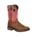 Georgia Boot Carbo-Tec Waterproof 11 inch Pull-On Boot - Men's Brown/Red 10 GB00221-100M