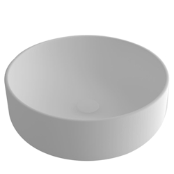 Alpenberger Aufsatzwaschbecken Oval – Keramik Waschbecken Badezimmer- Lotuseffekt- Waschschale-Handwaschbecken Gäste WC