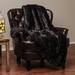 Chanasya Super Soft Shaggy Fur Throw Blanket Polyester in Black | 10 W in | Wayfair CAN-CT-SOLID-LONGFUR-BLACK-60X70