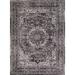Gray/White 84 x 63 x 0.43 in Area Rug - Concord Global Trading Heriz Anthracite Gray Black Area Rug Polypropylene | 84 H x 63 W x 0.43 D in | Wayfair