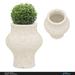 Los Angeles Cast Stone Concrete Pot Planter Concrete in Brown | 28.5 H x 24.5 W x 24.5 D in | Wayfair LACS-PL-17 1/4 X 28 1/2-7