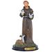 Trinx 9"H Saint Francis w/ Deer & Doves Statue Holy Figurine Religious Decoration Resin in Brown/White | 9 H x 3 W x 2.5 D in | Wayfair