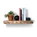 Loon Peak® Live Edge Ebonized Floating Shelf Wood in Brown | 2 H x 52 W x 9 D in | Wayfair 1E3D11F7A6E047A99CDA7512684D82CE