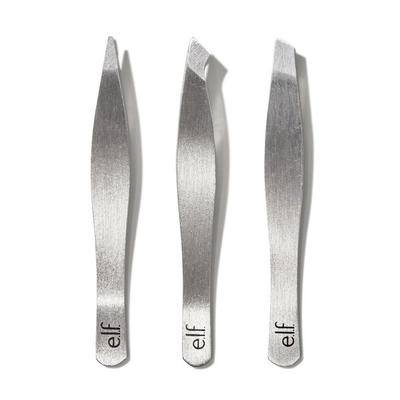 e.l.f. Cosmetics Tweezer Trio Kit - Vegan and Cruelty-Free Makeup