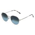 Ray-Ban RB 3582 DAVID Unisex-Sonnenbrille Vollrand Panto Metall-Gestell, silber