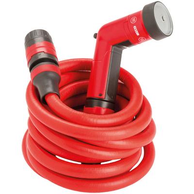 Fitt - yoyo 10 m, Flexibler Wasserschlauch für den Garten, mit Multifunktions-Pistole, Rot Image
