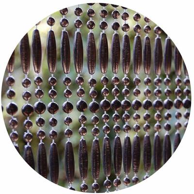 Türvorhang aus schwarzen Perlen Fréjus 120 x 230 cm Image